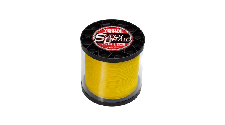 Yo-Zuri SuperBraid Braided Line, 3000yd, High VIS Yellow