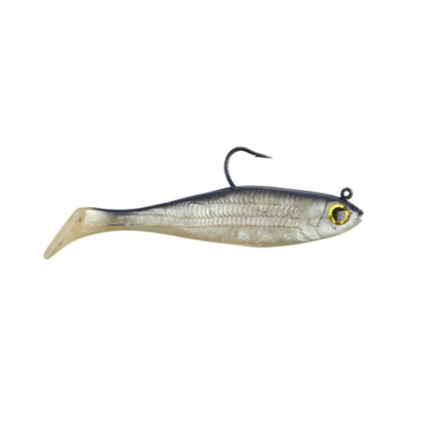 Berkley Powerbait Pre-Rigged Swim Shad with 3D Eyes, 6", 3pk