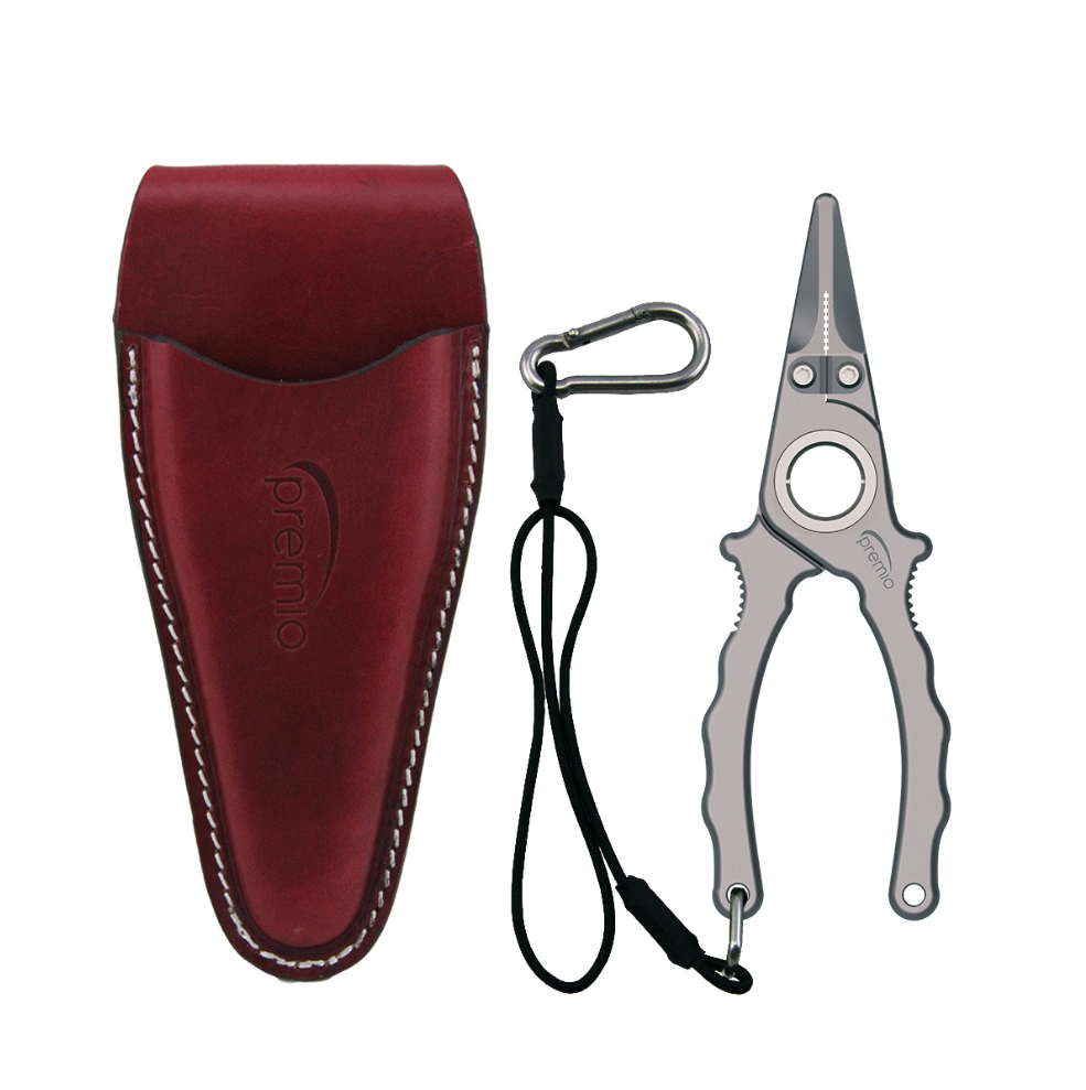 Danco Premio Titanium Pliers with Leather Sheath and Lanyard (5.5"-7.5")