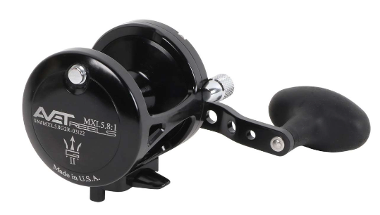 Avet MXL 5.8 G2(NGP) RH-BL MXL 5.8 G2 Lever Drag, 2-3/4 Dia, Single Speed Reel