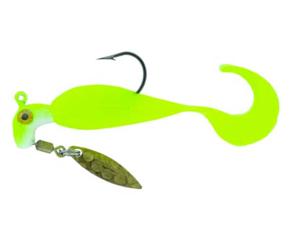 Road Runner Vibe Runner Underspin Jig Head Plastic Curl Tail