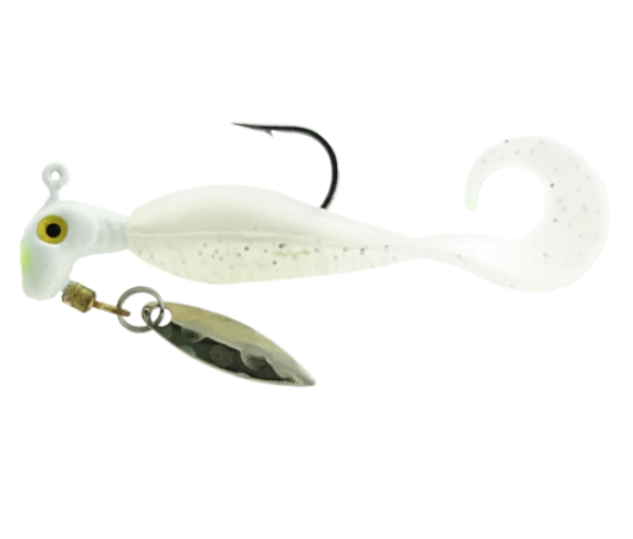 Road Runner Vibe Runner Underspin Jig Head Plastic Curl Tail