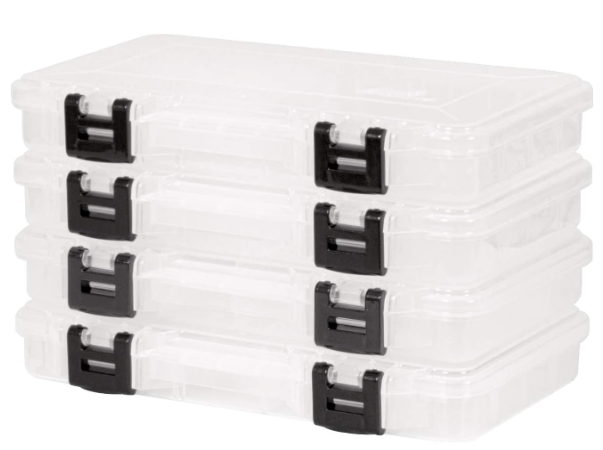 Plano ProLatch 3650 Stowaway Tackle Box 4-Pack, Clear