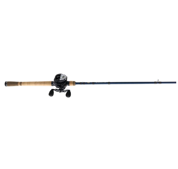 Abu Garcia MAXLPDLC/EAG70M-FC ABU Max Digital Line Counter LP Reel 20 sz on 7' Med Fenwick Eagle Fast Tapper Rod w/ Bonus 3 Flicker Baits