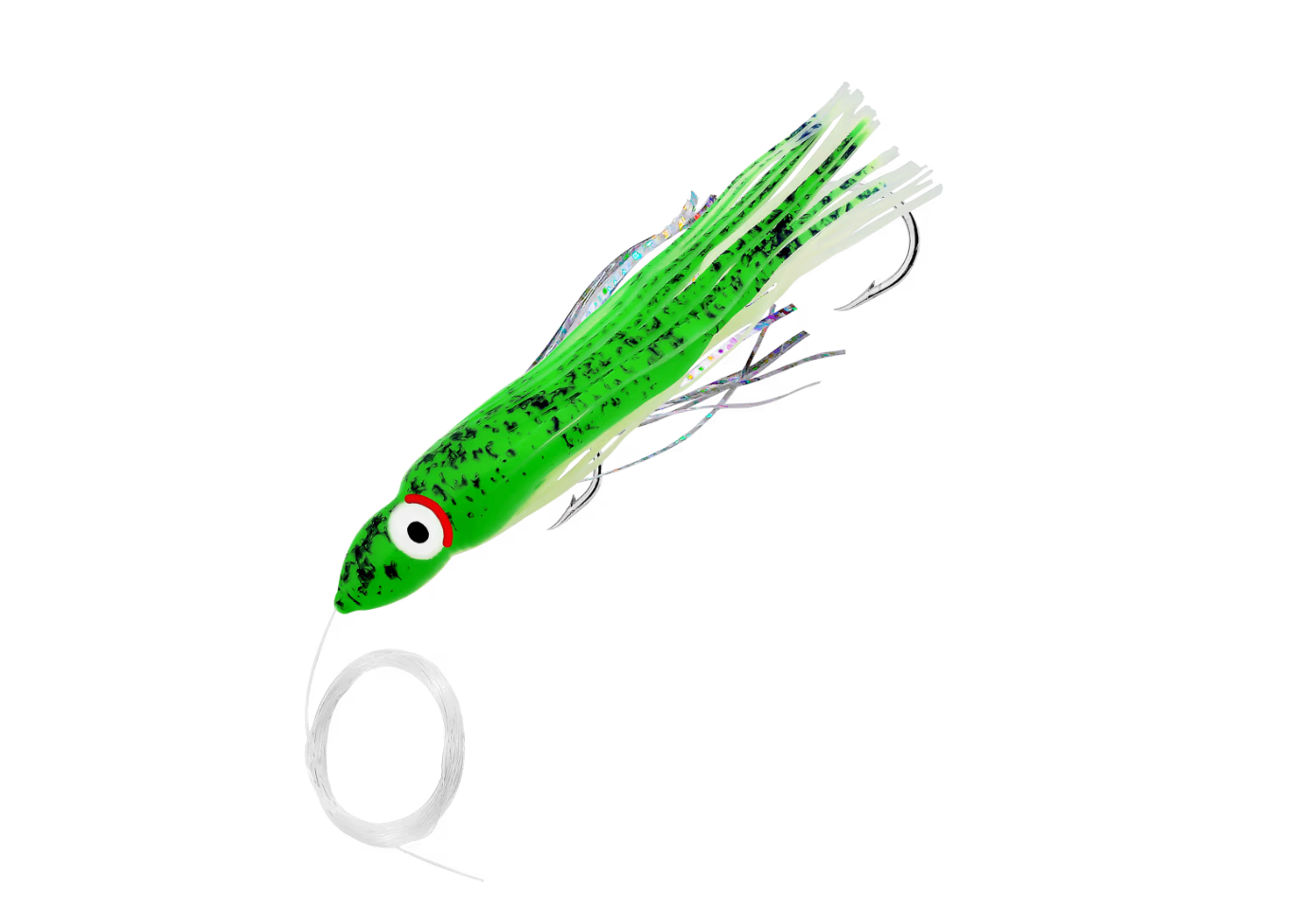 Delta Tackle Magnum Squid Rigged (6", Assorted Colors)