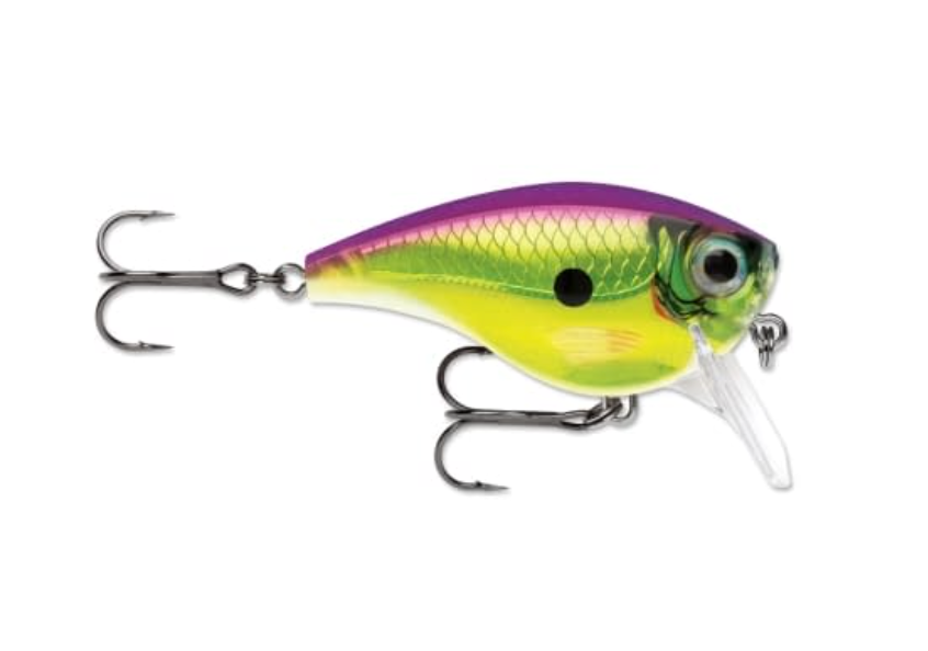 Rapala BX Big Brat Crankbait, Hard Flash, Square Bill (2-3/4", 3/4oz, Assorted Colors)