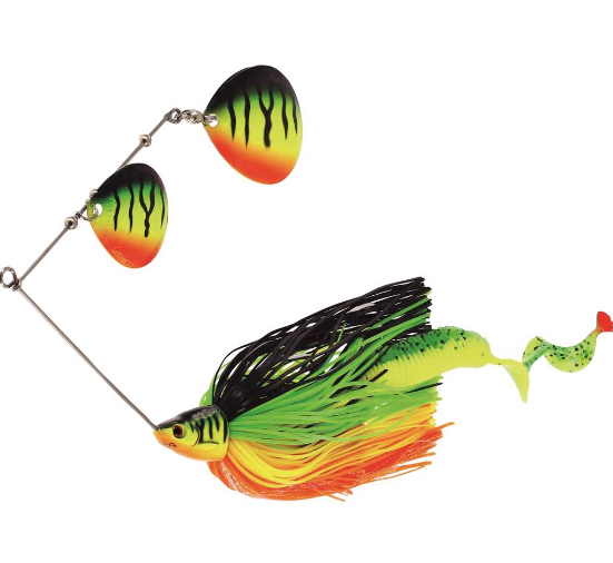 Westin MonsterVibe Spinnerbait, Colorado, 2 5/16 oz, Crazy Firetiger