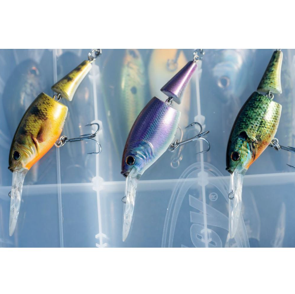 Berkley Flicker Shad Jointed, 2", Slick Black Pearl