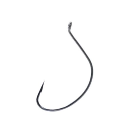 Mustad Classic Wide Gap 4/0 Size Black Nickel Hooks, 8 Pieces