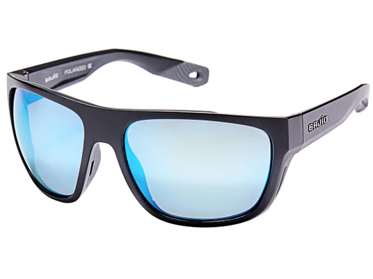 Bajio Las Rocas (Roca) Black Matte Frame/Blue Mirror Poly Lens Sunglasses