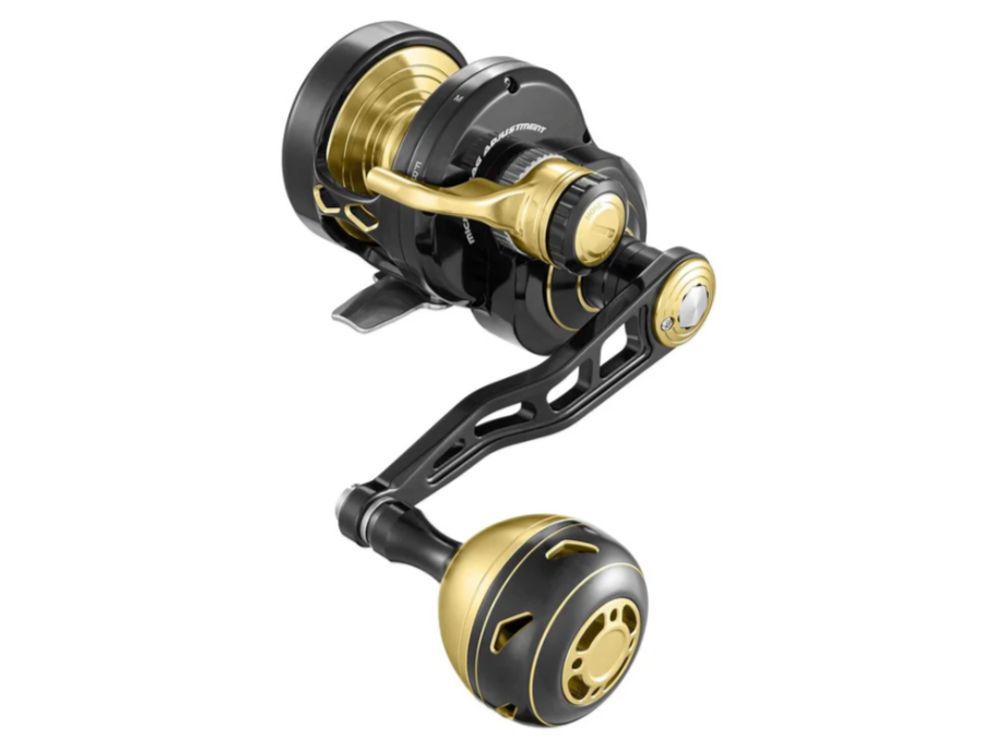 Maxel Rage 25H Lever Drag Conventional Reel Black/Light Gold