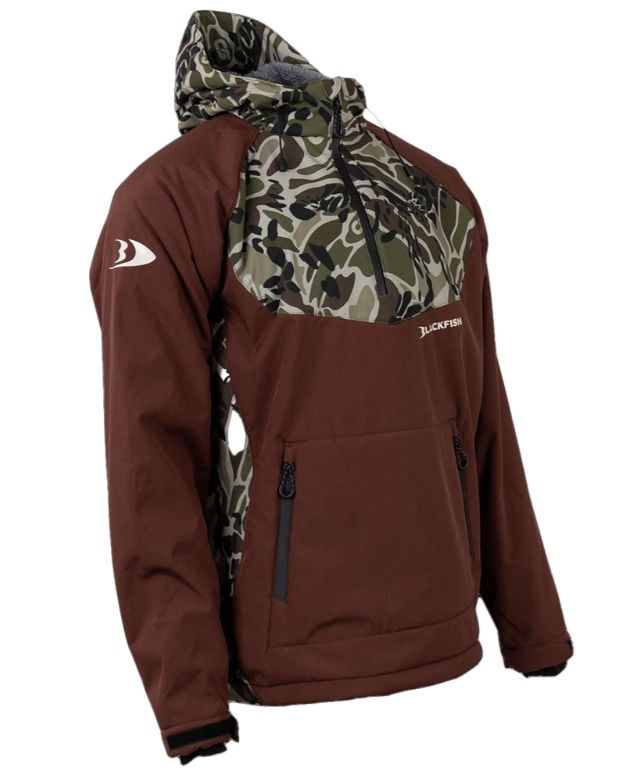 Blackfish Gale Softshell Pullover - Brown/Prym1 OS Woods - XL