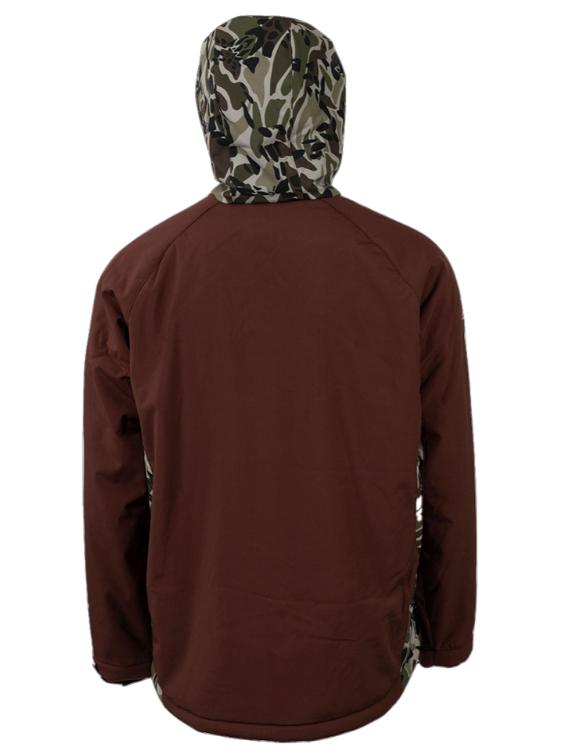 Blackfish Gale Softshell Pullover - Brown/Prym1 OS Woods - L