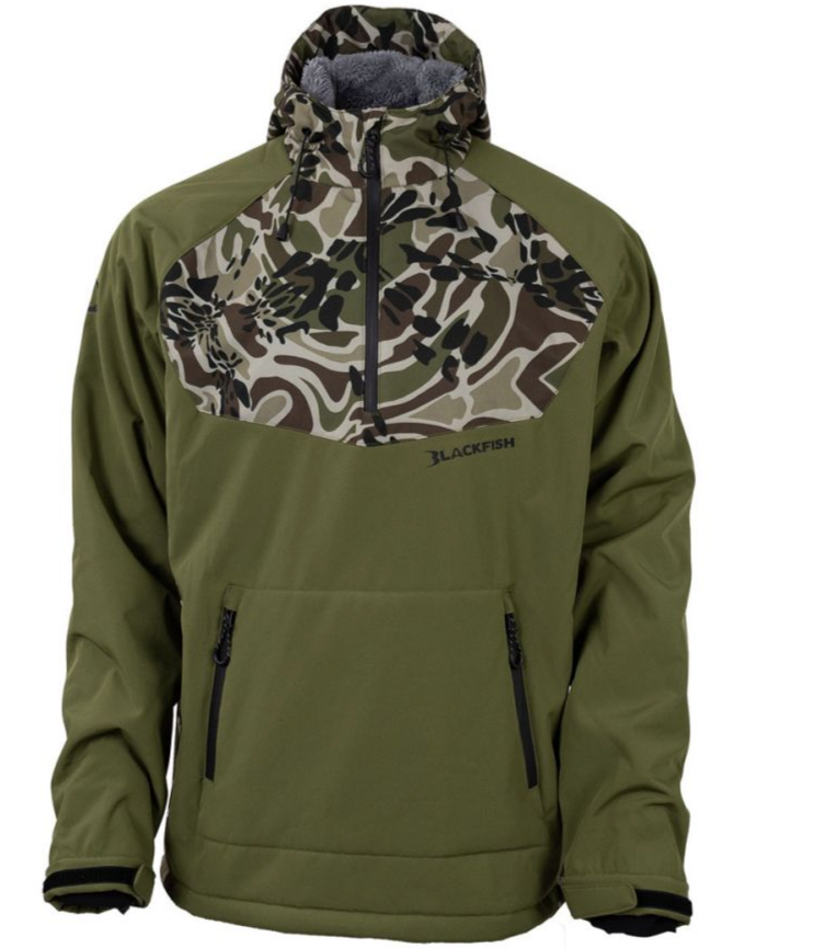 Blackfish Gale Softshell Pullover - Green/Prym1 OS Woods - M