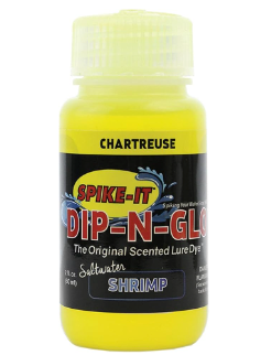 Spike-It Dip-N-Glo 2oz Shrimp Chartreuse