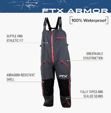 Frogg Toggs FTX Armor Bib Dark Graphite Size LG