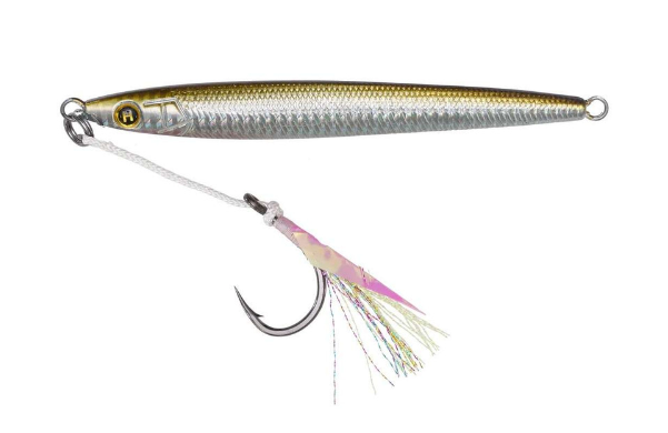 Hogy Sand Eel Jig with Teaser Assist Hook (3.5oz-8.5oz, Assorted Colors)