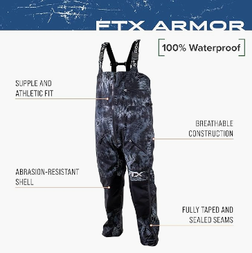 Frogg Toggs FTX Armor Bib, Kryptek Typhon, 2X-Large