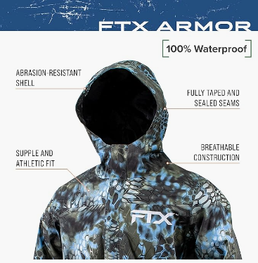 Frogg Toggs FTX Armor Jacket, Kryptek Neptune, XL