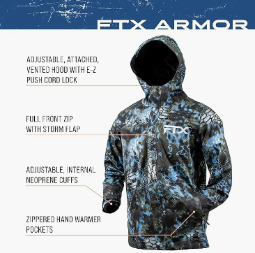 Frogg Toggs FTX Armor Jacket, Kryptek Neptune, XL