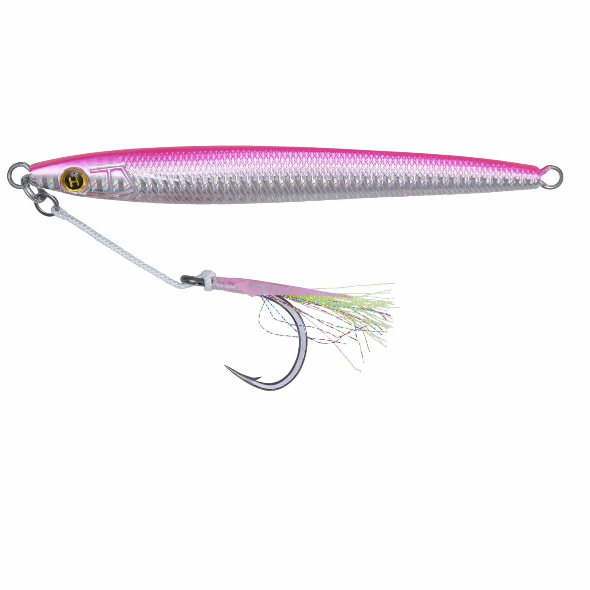 Hogy Sand Eel Jig with Teaser Assist Hook (3.5oz-8.5oz, Assorted Colors)