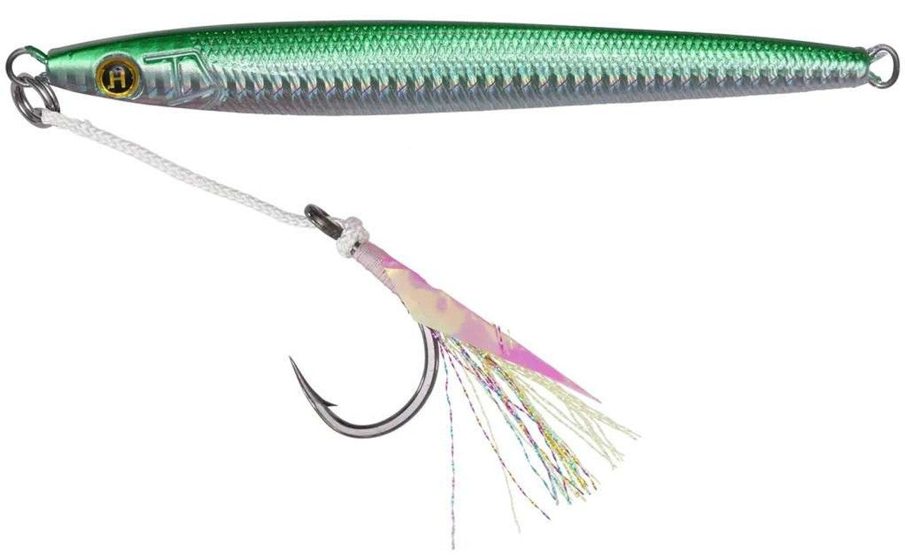 Hogy Sand Eel Jig with Teaser Assist Hook (3.5oz-8.5oz, Assorted Colors)