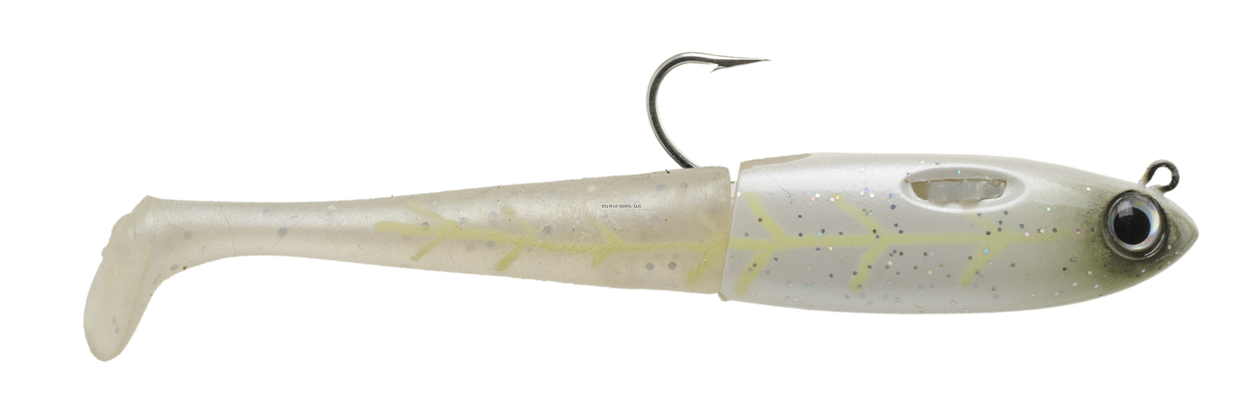 Spooltek Stretch SLD 5.5" Swimbait, White Ghost