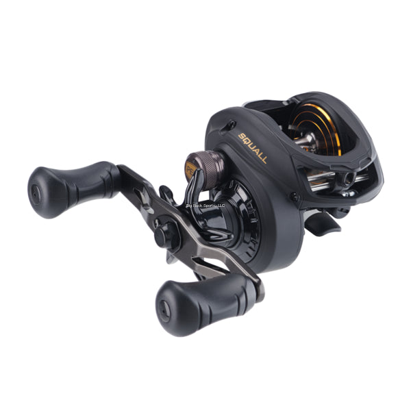 Penn Squall Low Profile Baitcasting Fishing Reels, Metal Frame