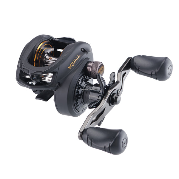 Penn Squall Low Profile Baitcasting Fishing Reels, Metal Frame