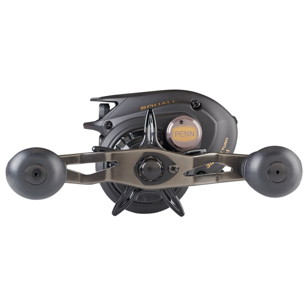 Penn Squall Low Profile Baitcasting Fishing Reels, Metal Frame