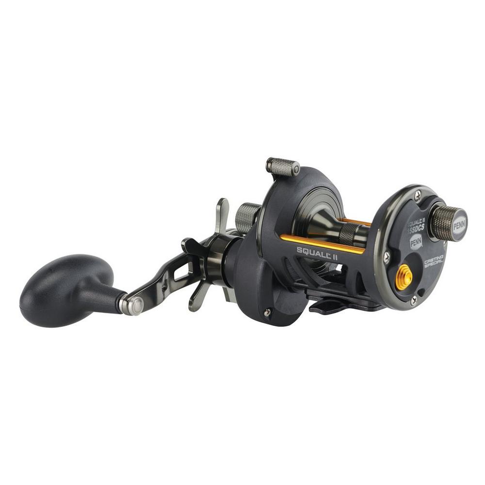 Penn Squall II Star Drag Conventional Fishing Reels, RH/LH, 6BB+1SSB, 6.1:1 GR