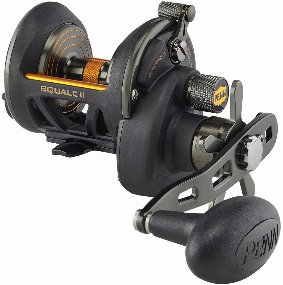 Penn Squall II Star Drag Conventional Fishing Reels, RH/LH, 6BB+1SSB, 6.1:1 GR