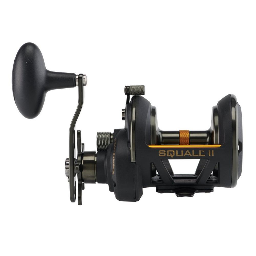 Penn Squall II Star Drag Conventional Fishing Reels, RH/LH, 6BB+1SSB, 6.1:1 GR