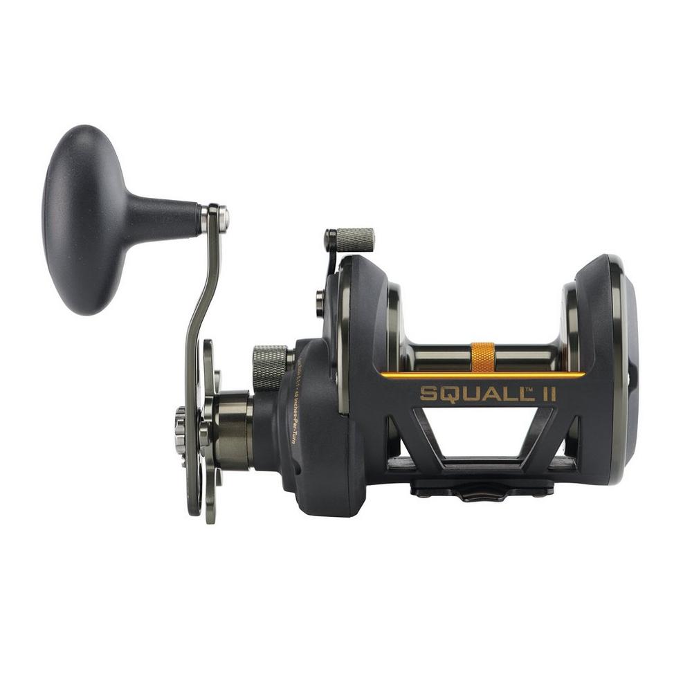 Penn Squall II Star Drag Conventional Fishing Reels, RH/LH, 6BB+1SSB, 6.1:1 GR