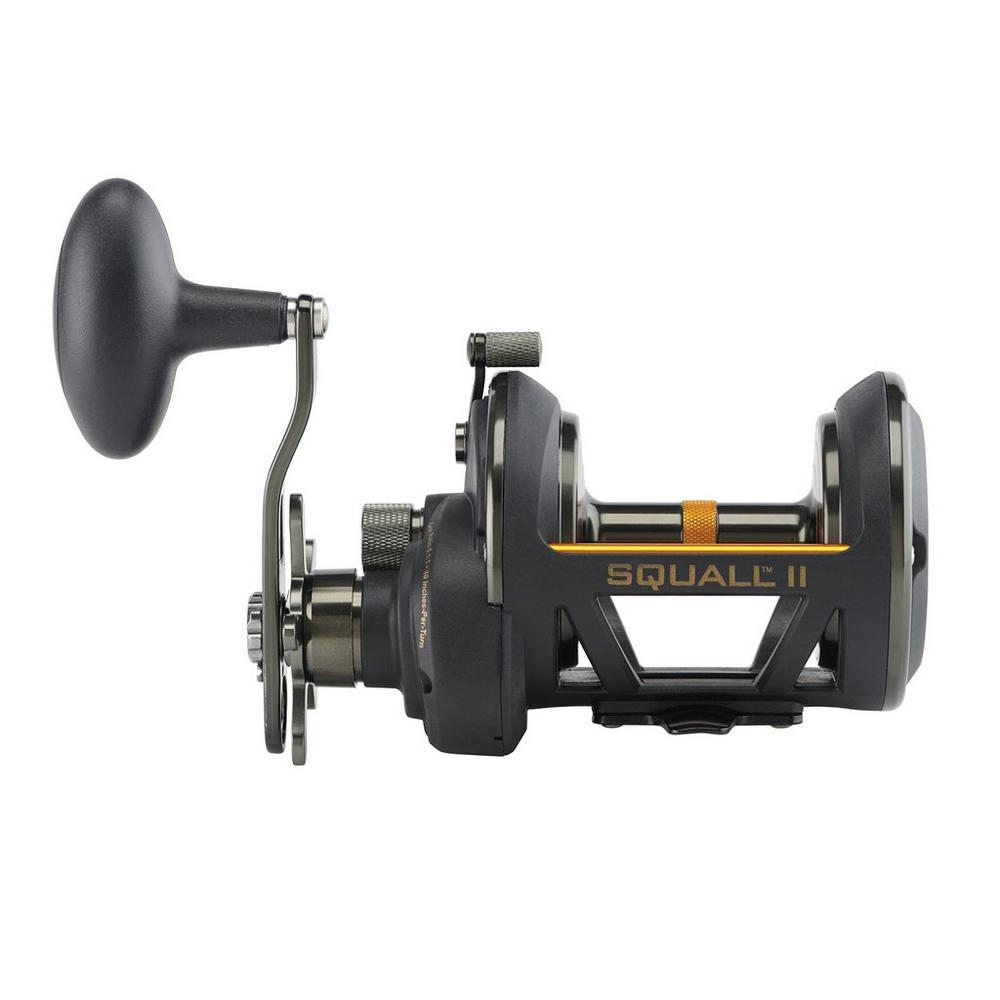 Penn Squall II Star Drag Conventional Fishing Reels, RH/LH, 6BB+1SSB, 6.1:1 GR