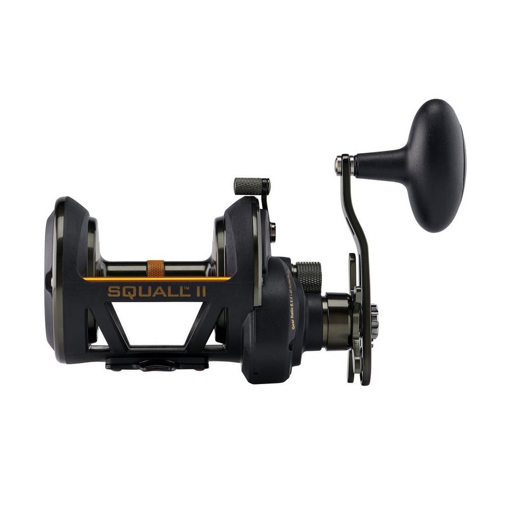 Penn Squall II Star Drag Conventional Fishing Reels, RH/LH, 6BB+1SSB, 6.1:1 GR