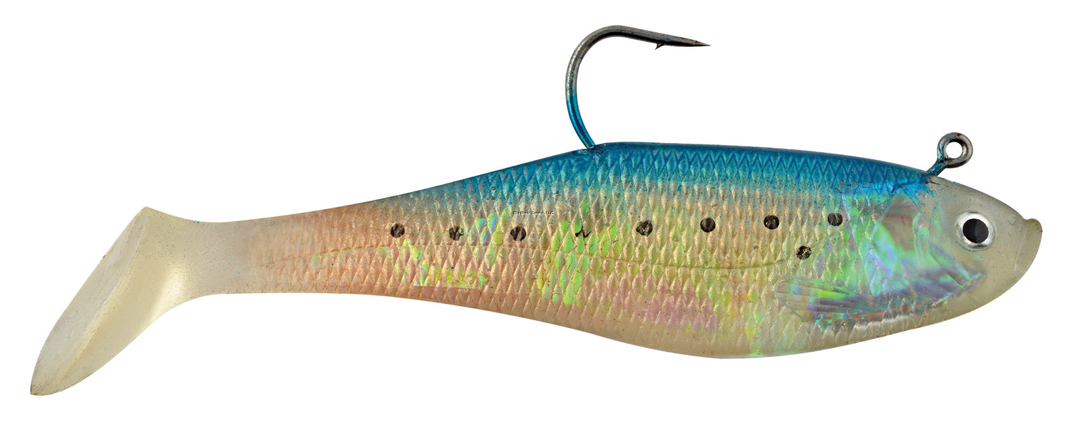 Hurricane Swim Shad, Sardine/Red Mouth, 6"