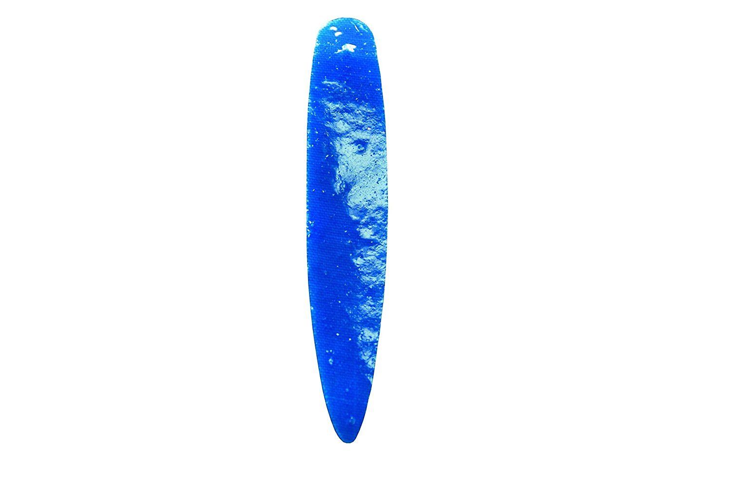 Otter SSBl Straight Short Tails 4" Blue 8 Stripes Per Jar Fishing Lures