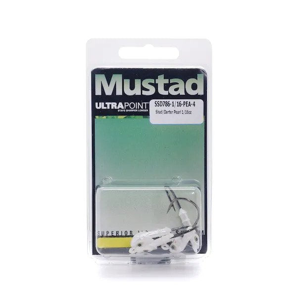 Mustad Elite Inshore Darter Jighead (1/8oz-1/2oz, 4pk)