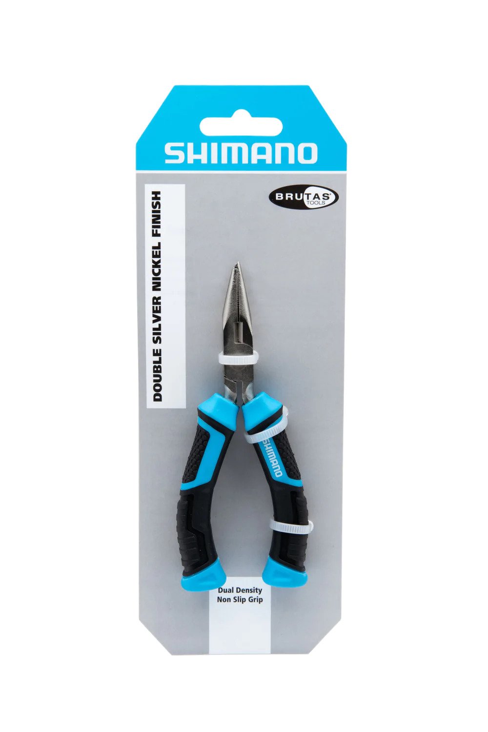 Shimano Brutas, 5" Split Ring Pliers, Blk/Cyan Handles, High