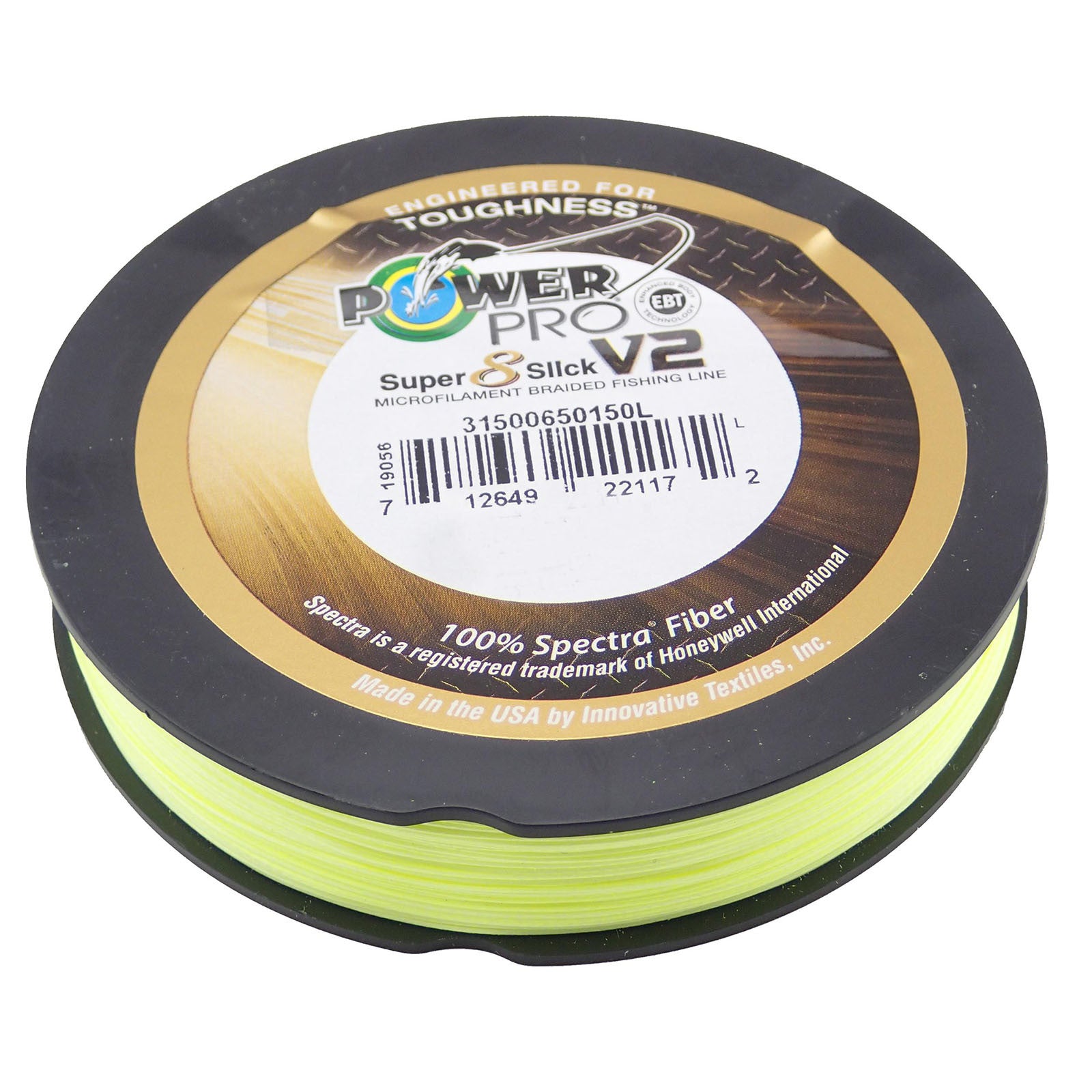 Power Pro Super Slick V2 8-Stand Braided Line 1500yd Spools