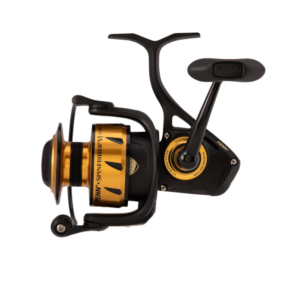 Penn Spinfisher VI Spinning Fishing Reels, CNC Gears, HT100 Drag, IPX5 Sealed Body