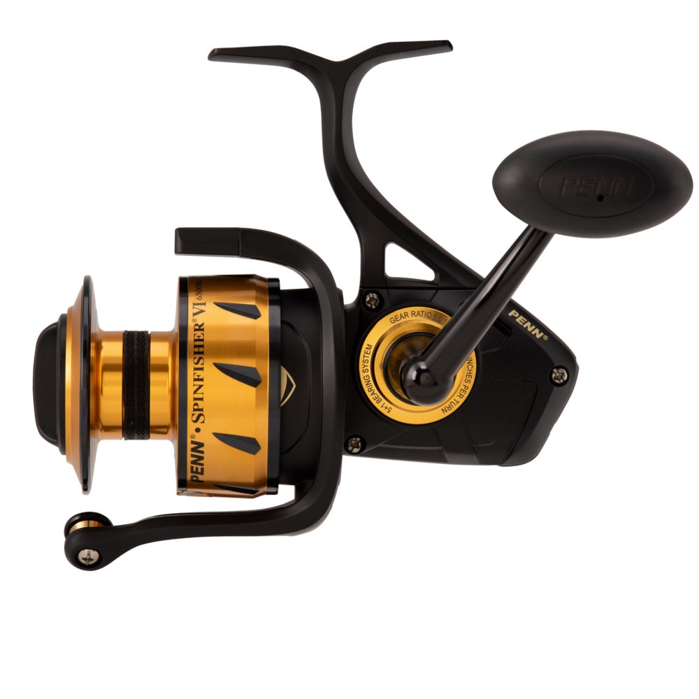 Penn Spinfisher VI Bailess  Spinning Fishing Reel, CNC Gears, HT100 Drag, IPX5