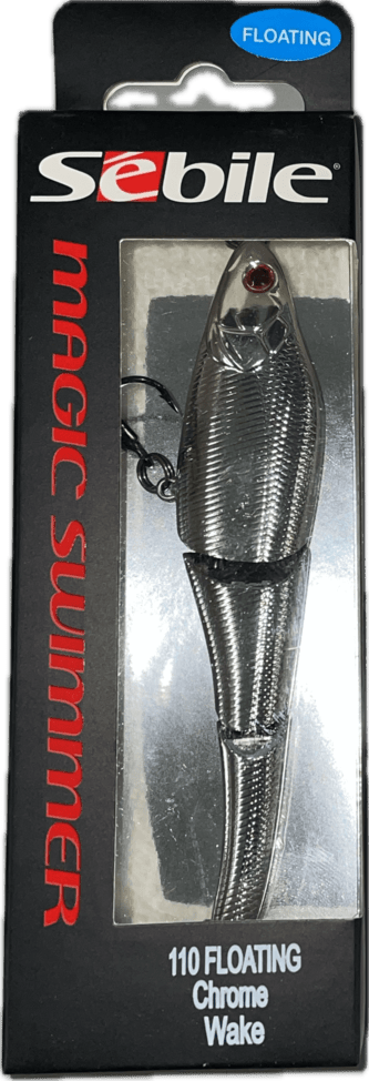 Sebile Magic Swimmer 110mm Floating Lure Chrome MS-110-FL-CHR