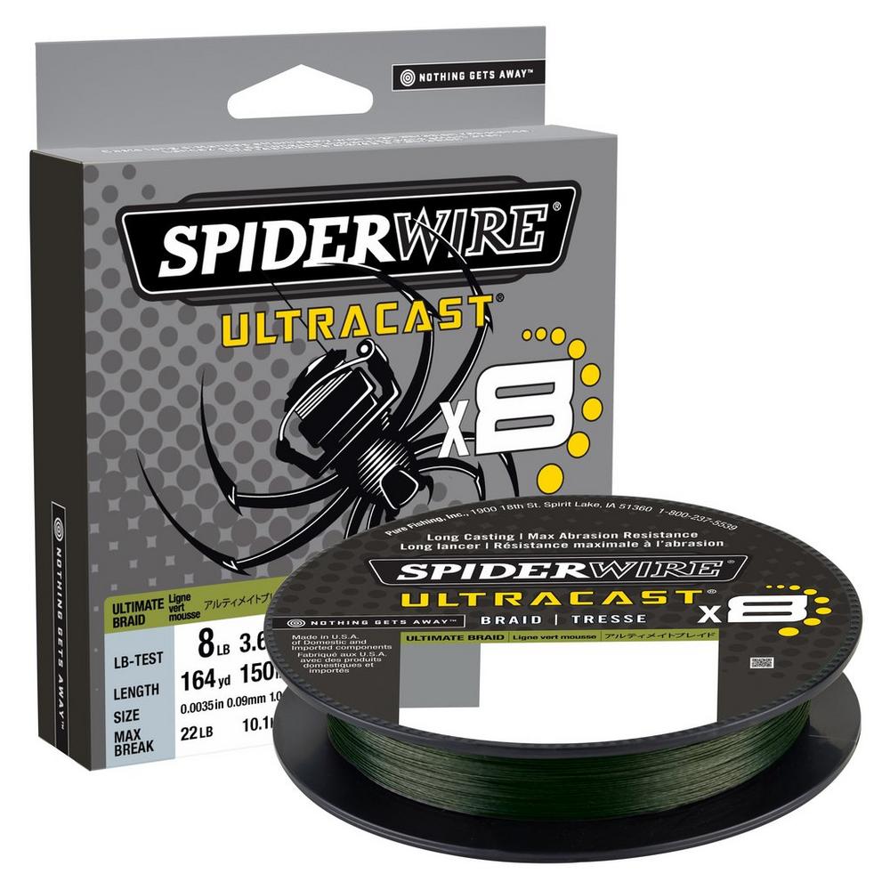 Spiderwire Ultracast Braid, Superline (Multiple Sizes/Lengths/Colors)