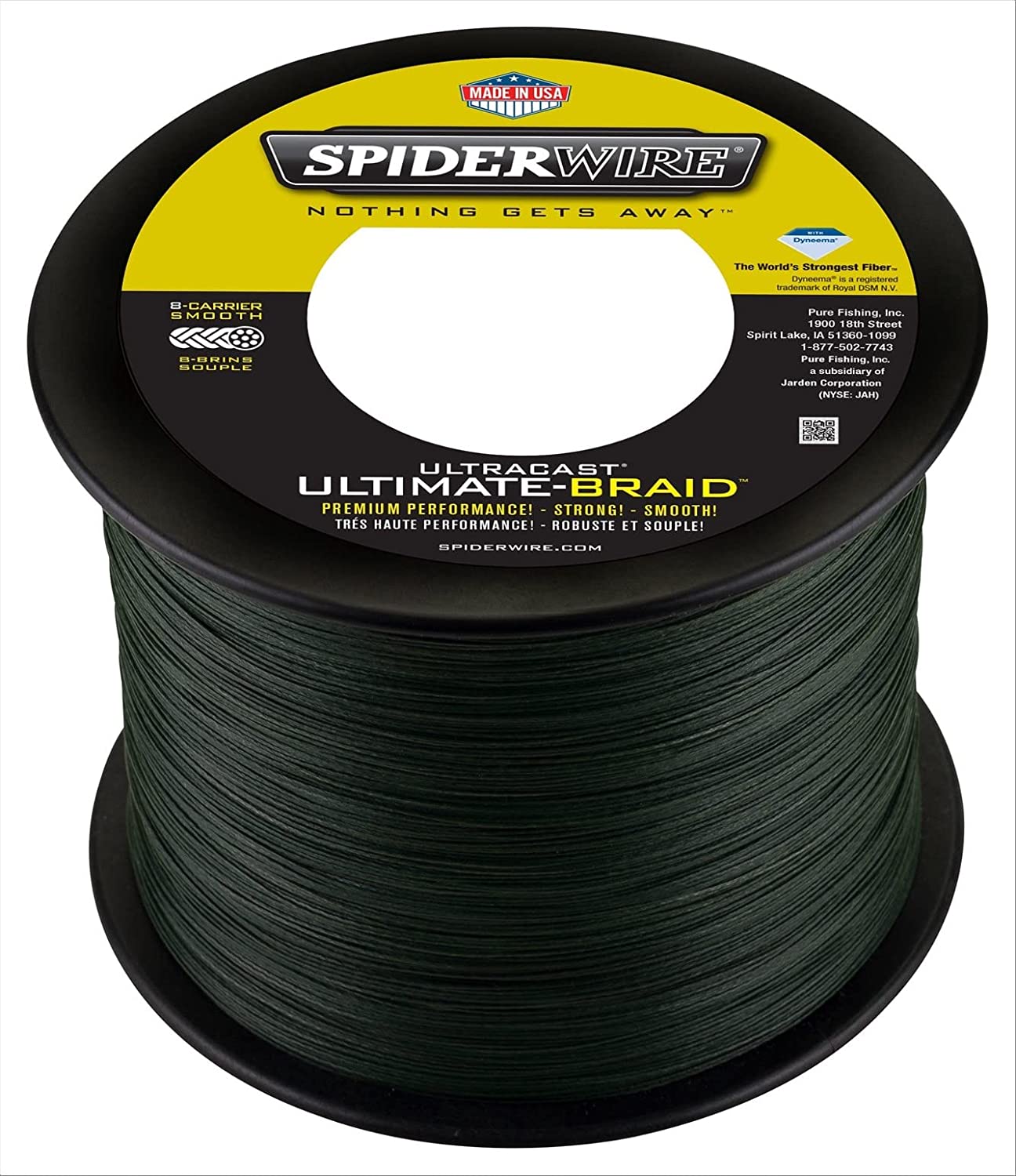 Spiderwire Ultracast Braid, Superline (Multiple Sizes/Lengths/Colors)