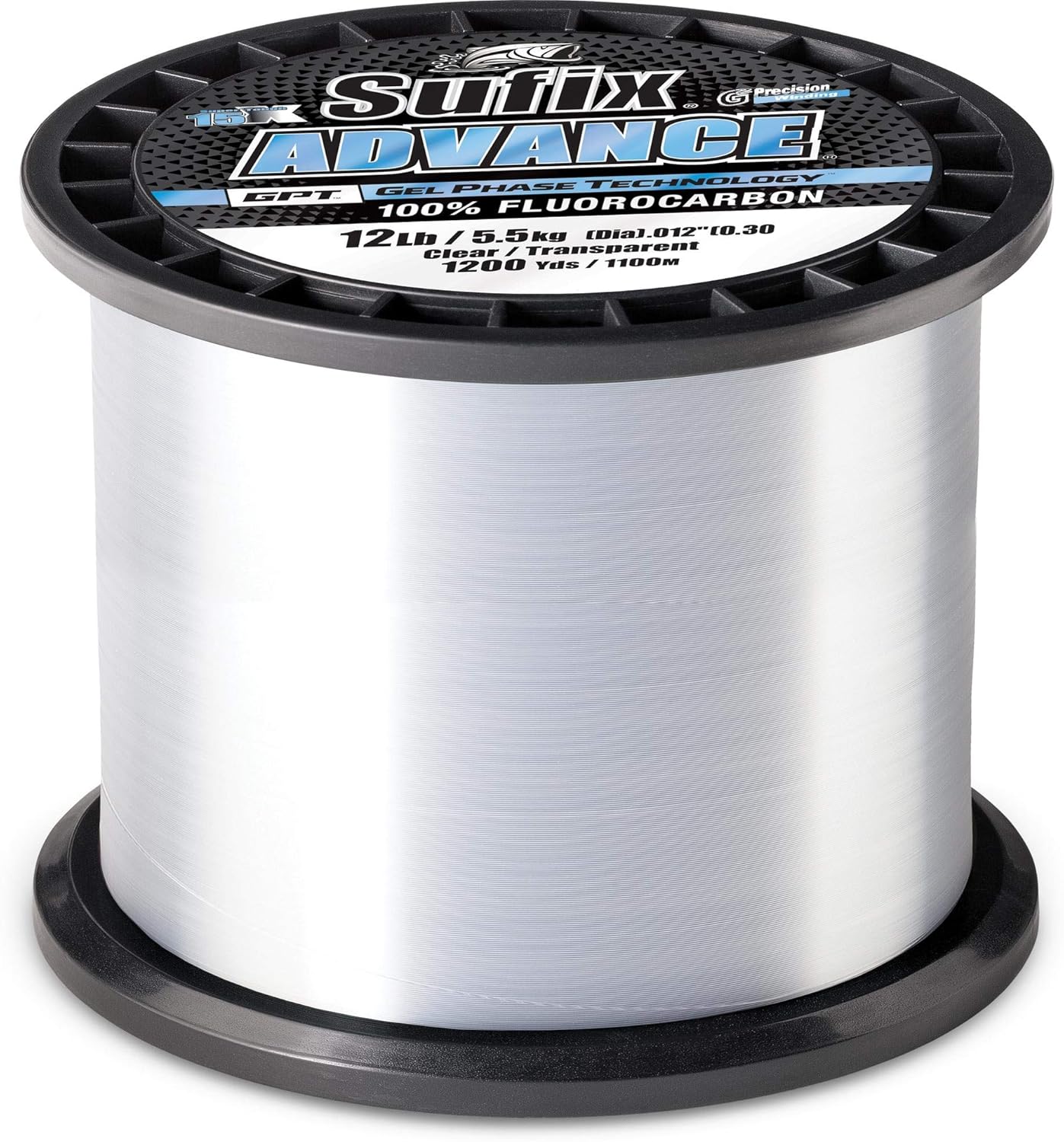 Sufix Advance Fluorocarbon Line 12lb Test 1200 Yards