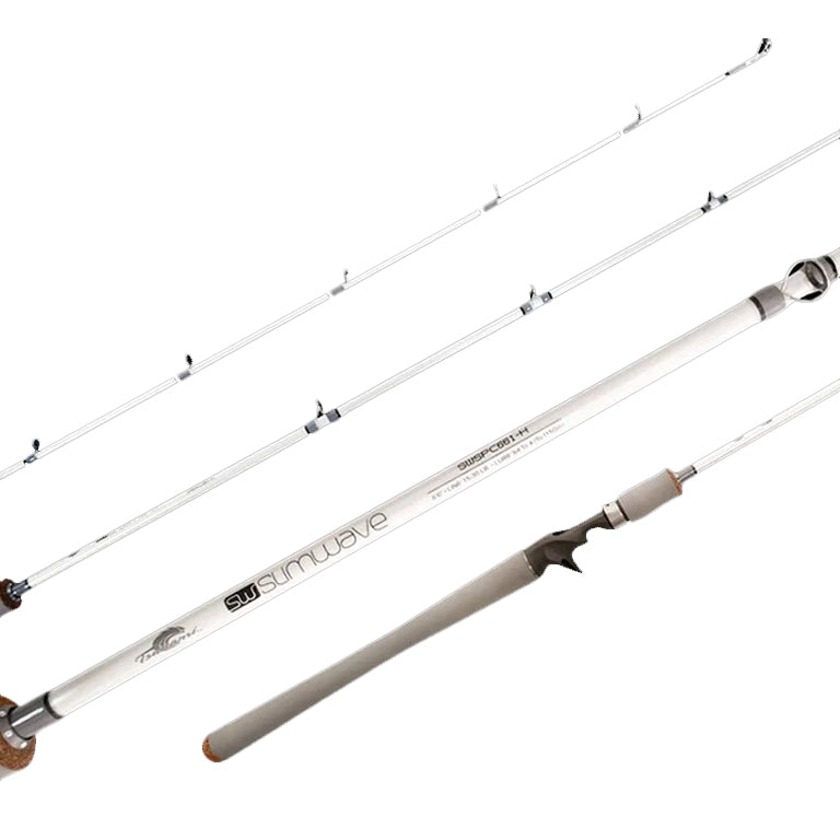 Tsunami Slim Wave White Jigging Conventional Rod