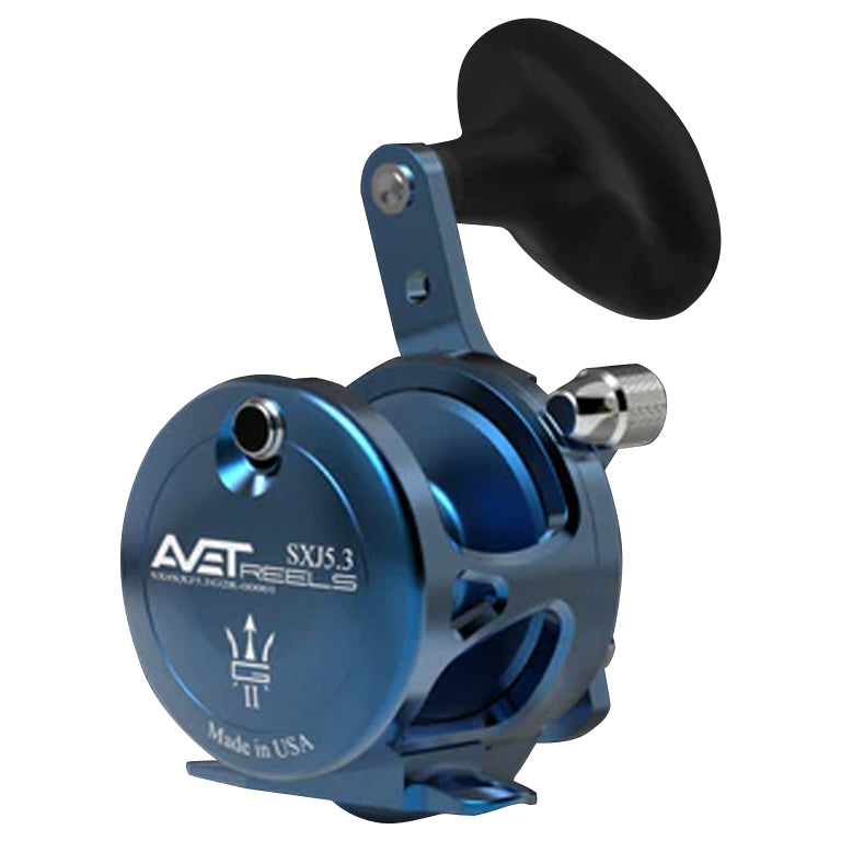 Avet SXJ 5.3 G2(NGP) RH-BL SXJ 5.3 G2 Lever Drag, 2-3/8 Dia, Single Speed