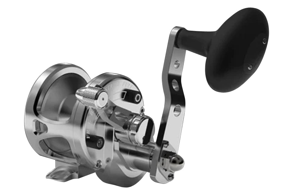 Avet SXJ5.3 G2 LH-SI Lever Drag Casting Reels, 1-SPD, Left Hand, Silver